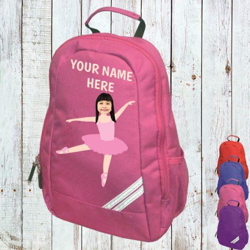 pink ballerina backpack
