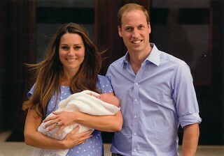 prince william, kate et bébé george