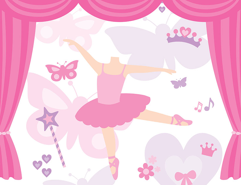 create your own personalised picture ballerina