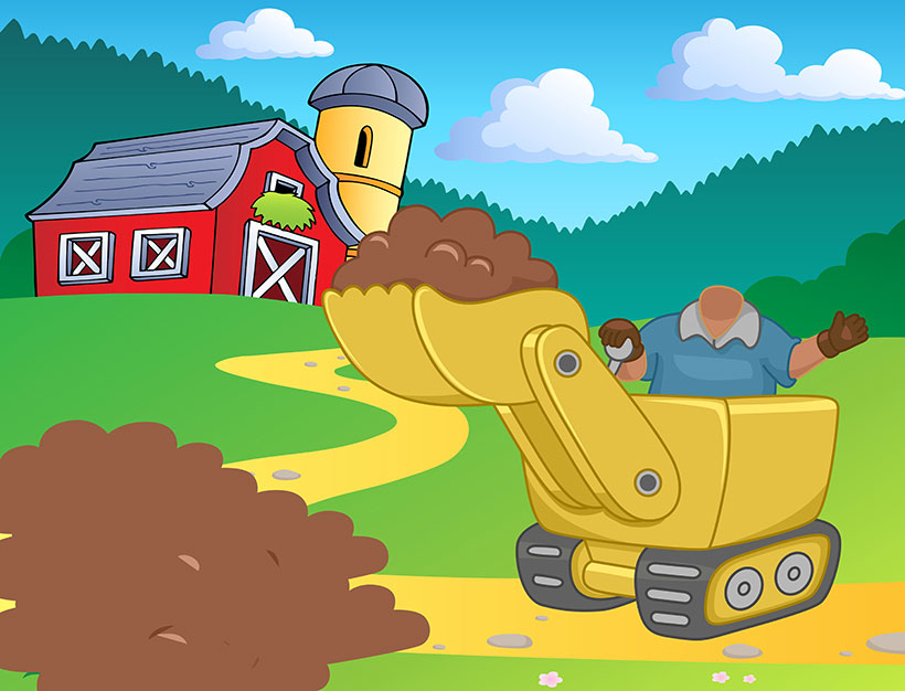 create your own personalised picture digger