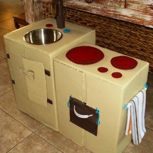 Cardboard Box Kitchen 