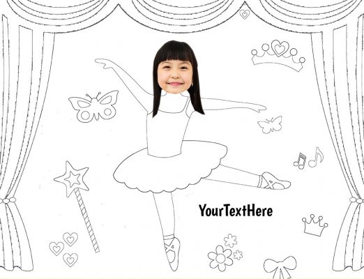 ballerine coloriage