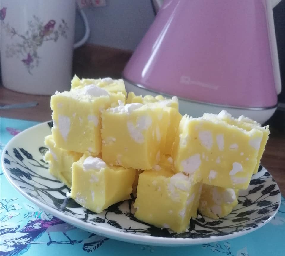 recette de fudge au citron meringué