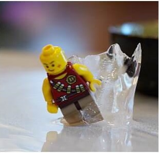 lego dans la glace