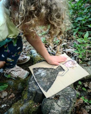 born of the forest tree rubbing