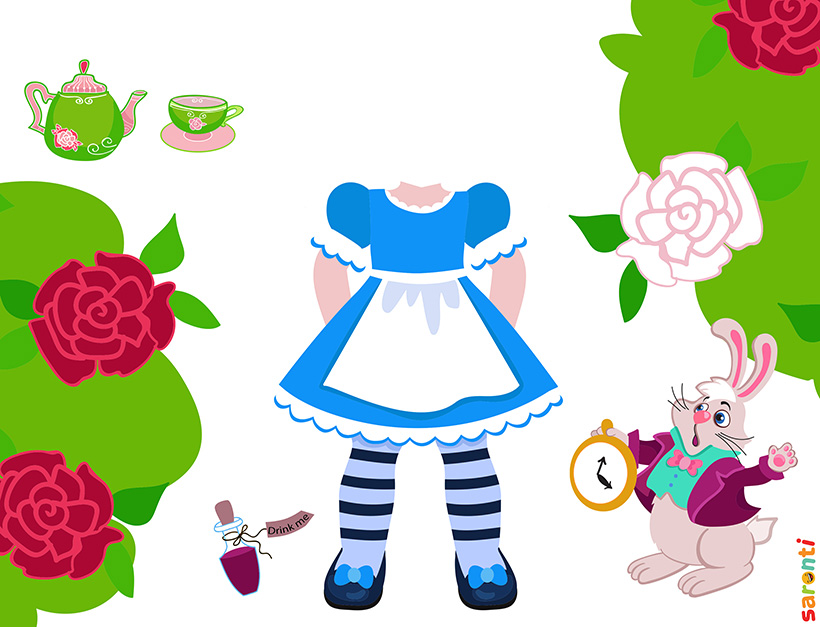 personalised-alice-in-wonderland