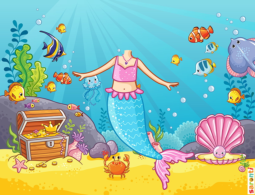 mermaid-kids-portrait
