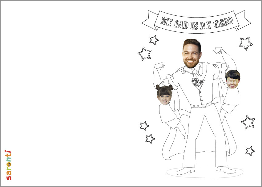 personalised-fathers-day-card-Superhero-2-kids-colouring