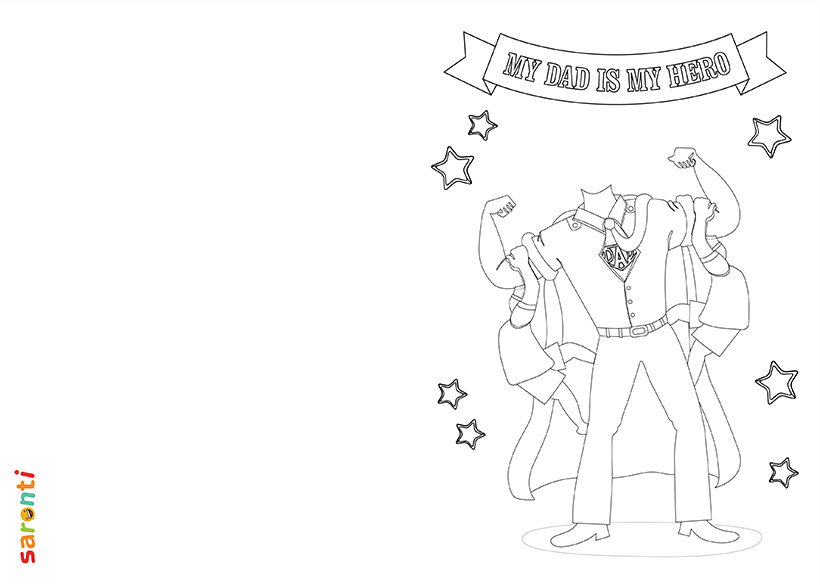 personalised-fathers-day-card-Superhero-2-kids-colouring