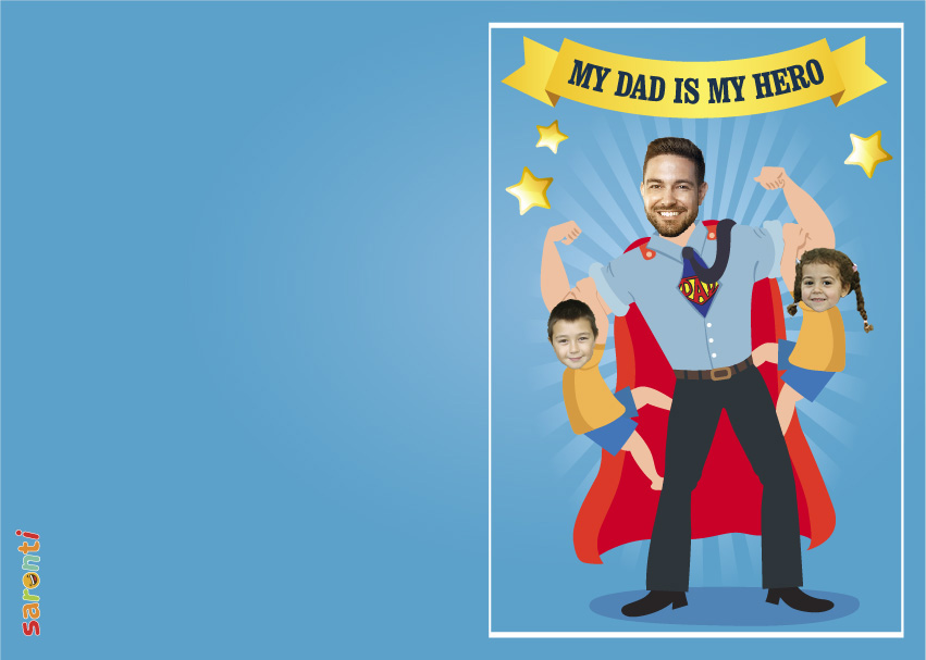 personalised-fathers-day-card-Superhero-2-kids-portrait