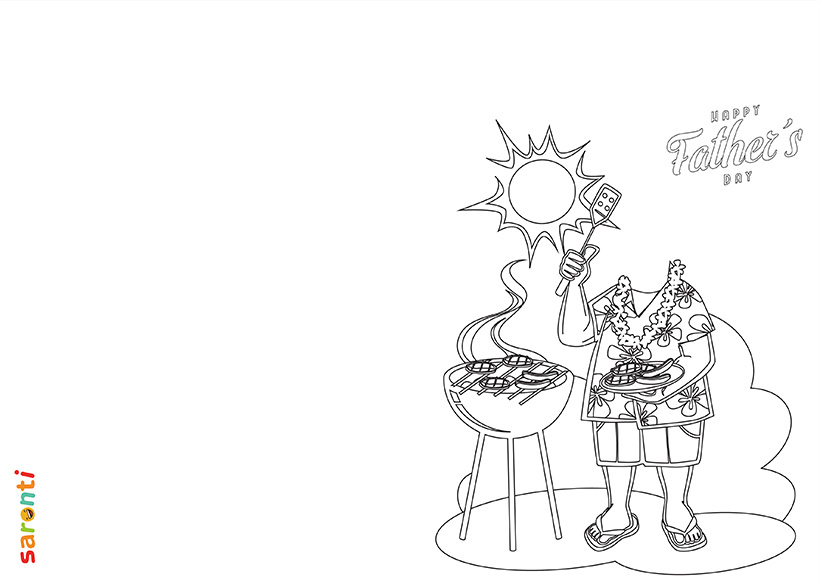 personalised-fathers-day-card-barbecue-colouring