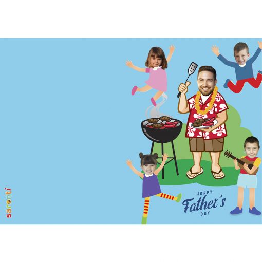 personalised-fathers-day-card-barbecue-portrait-4kids-01