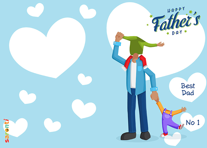personalised-fathers-day-card-dad-2-kids-portrait_D