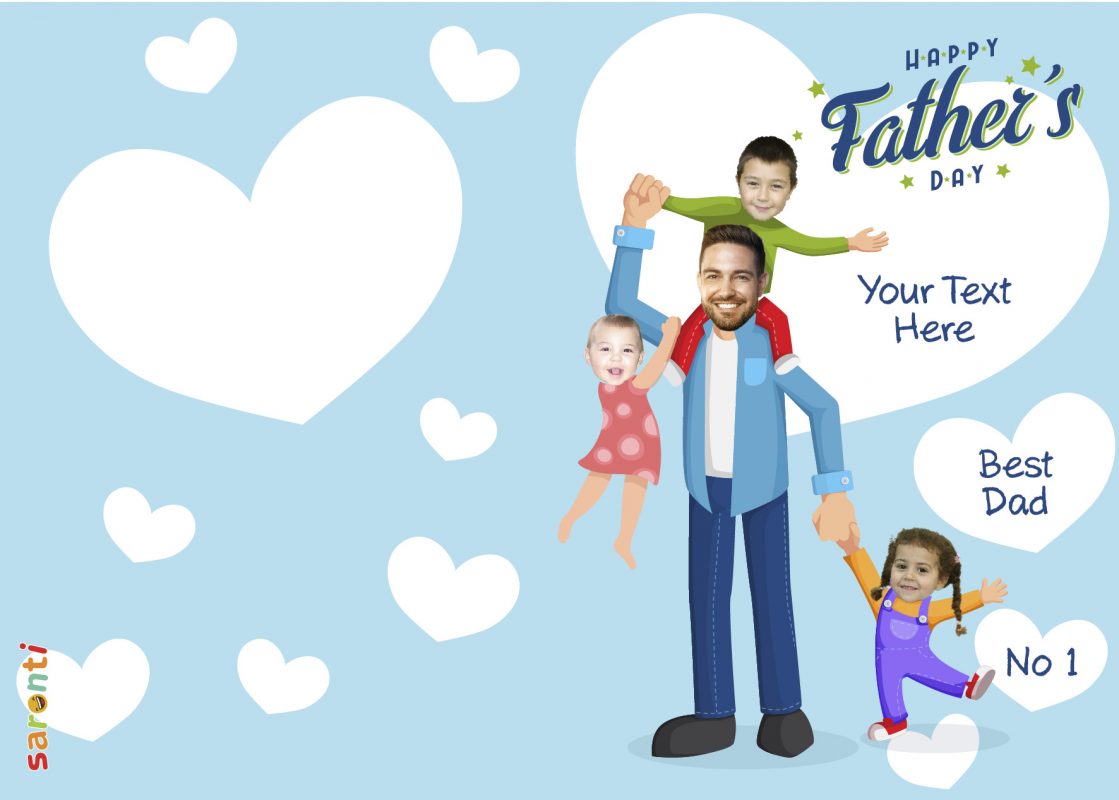 personalised-fathers-day-card-dad-3-kids-portrait-01