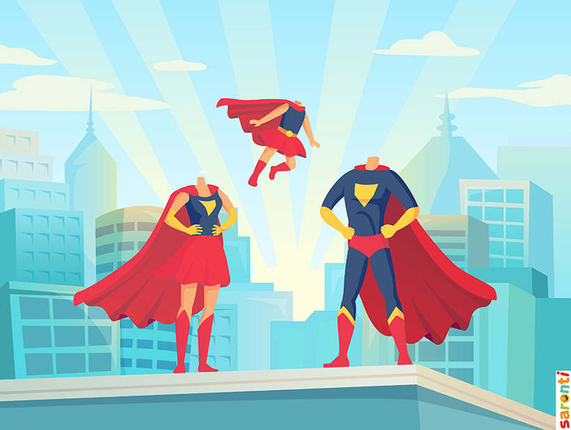 personalised-picture-family-superheroes-mum-dad-girl