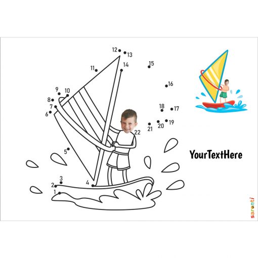 windsurfer dot to dot