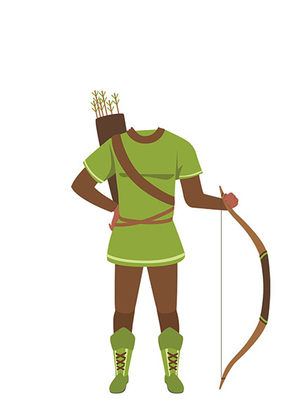 robin hood kids character D