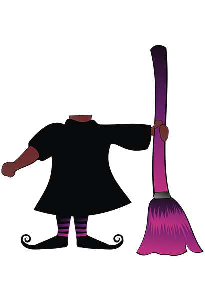 witch kid character D
