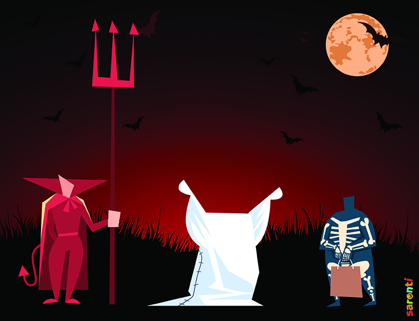 vampire, ghost, skeleton portrait