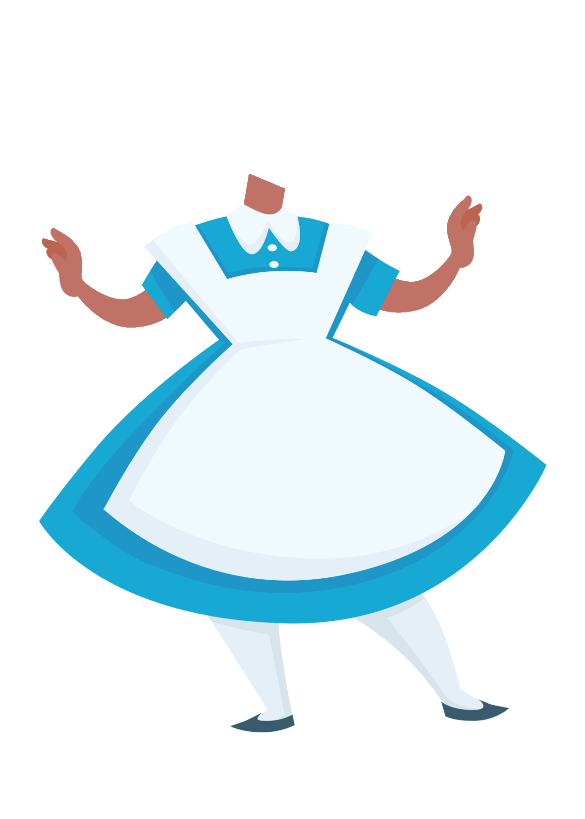 brown alice-in-wonderland2-kids-character