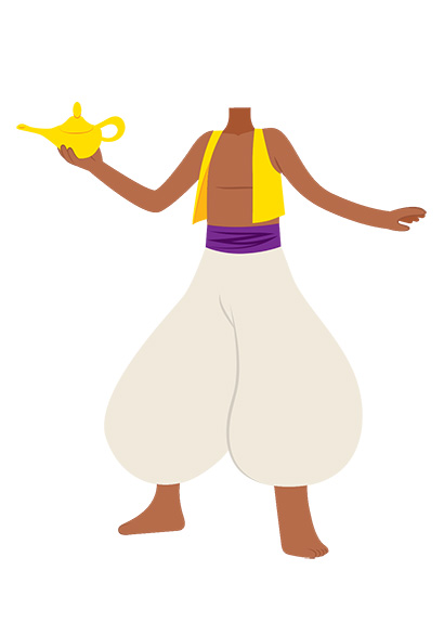 brown aladdin-kids-character