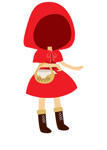 red riding hood kids character